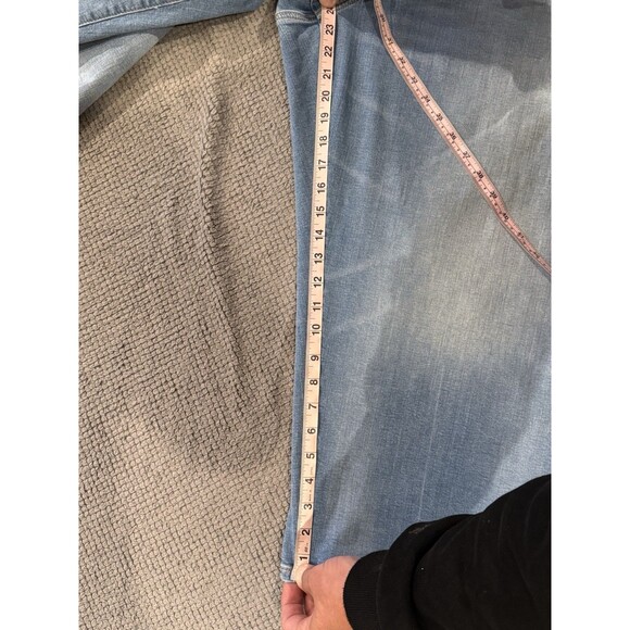 Women’s Lane Bryant 26 jeans flex magic signature fit mid Rise boyfriend Capri - Picture 3 of 11